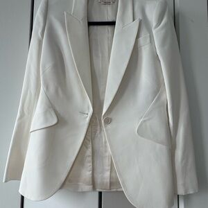 Alexander McQueen Cream Women's Blazer